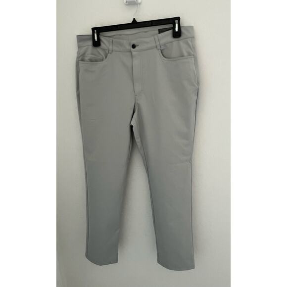 NWT Callaway Men’s Beige Sorona Stretch 5-Pocket Pant Opti-Dri Zip/Button 36/30 - Picture 1 of 7